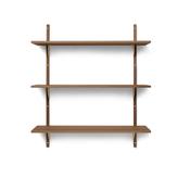 Sector Shelf - Triple - Wide -Smoked Oak image
