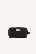 Toiletry Bag - Linen - Black