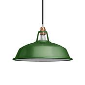 Harbour Lamp Shade - Enamelled Metal - Green