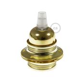 Bulb Holder W/Shade Rings - E27 - Metal - Brass
