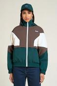 Waterproof Jacket - Saint Martin - Forest Green/Chocolate