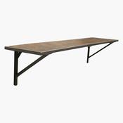 Wall Shelf - Square Pipe Metal &amp; Wood