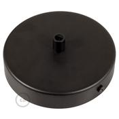 Ceiling Rose - Metal - Flat - Matt Black