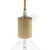 Bulb Holder - E27 - Natural Wood
