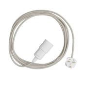 Lamp Pendant Plug Set - E27 - Linen Fabric Cable