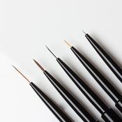 Nail Art Brushes Pro Art Series - 5 Pack - INK LONDON image
