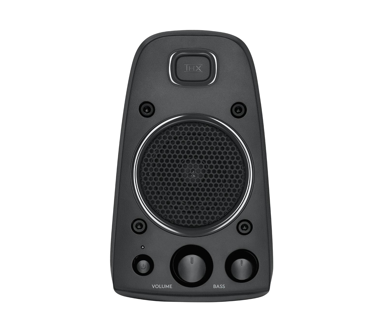 Logitech Z625 THX 2.1 PC Speaker System 200W RMS Black with Optical and 3.5mm Inputs Rotary Controls