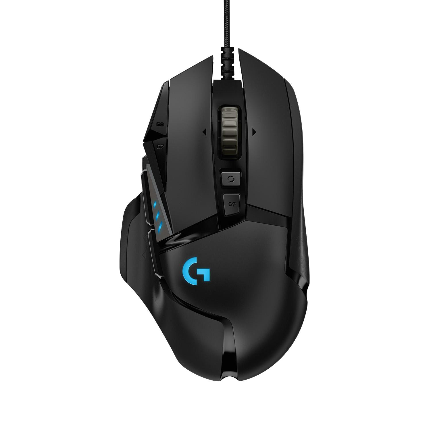 Logitech G G502 HERO Wired Gaming Mouse 25600 DPI 11 Buttons RGB Black