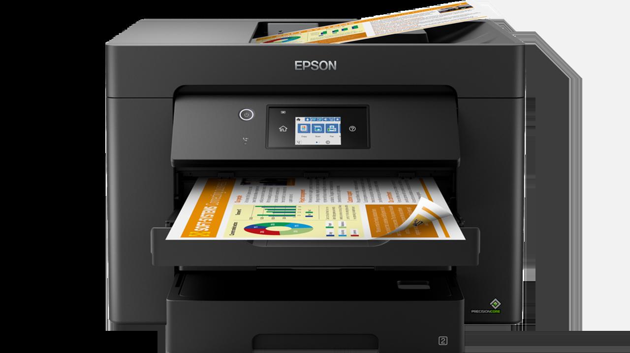 Epson WorkForce WF-7830DTWF Inkjet Printer Black Wi-Fi A3