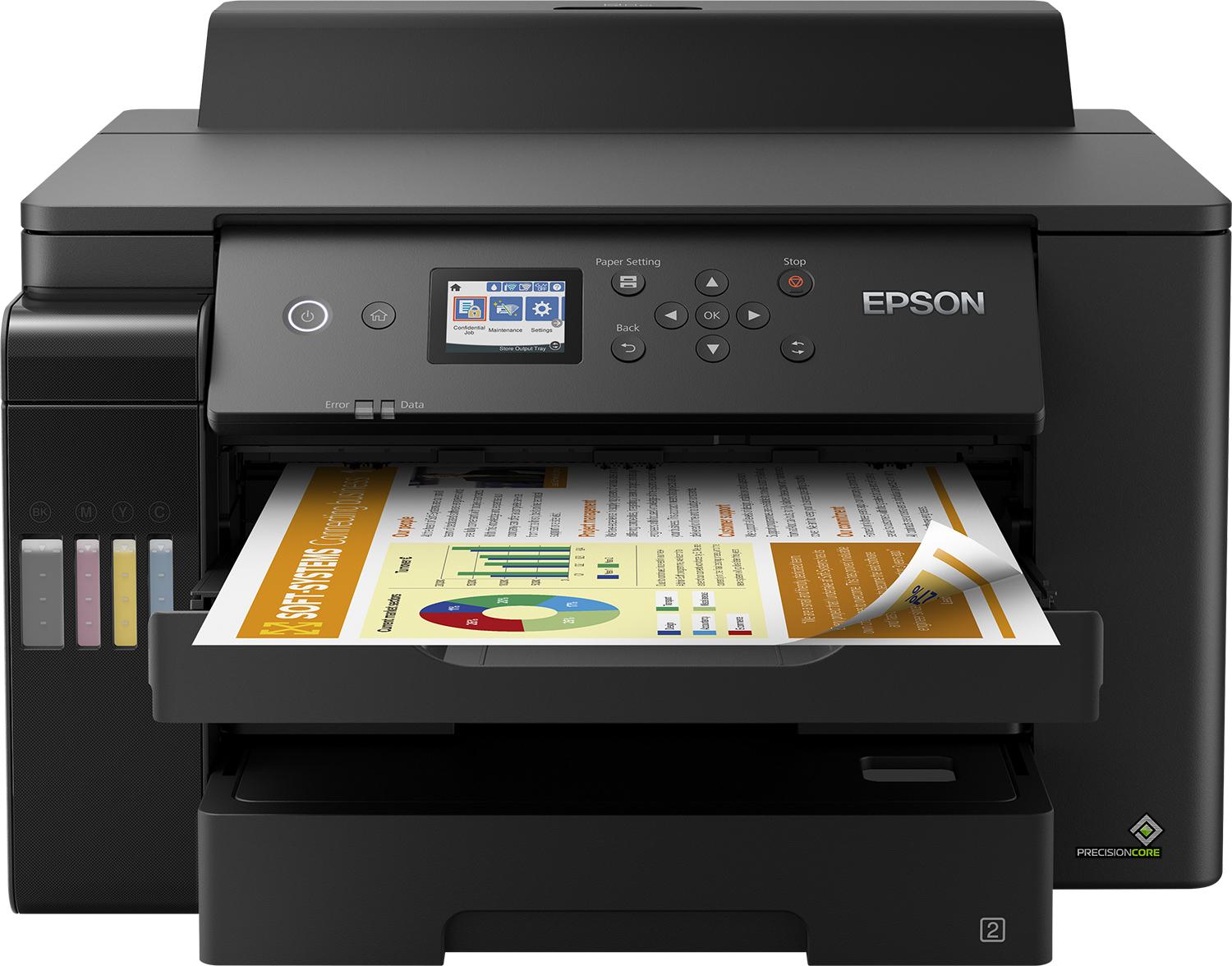 Epson EcoTank ET-16150 A3+ Colour Inkjet Multifunction Printer | 4800x1200 DPI | Wi-Fi | Heat-Free PrecisionCore | 25ppm | 550 Sheet Capacity | Borderless Printing
