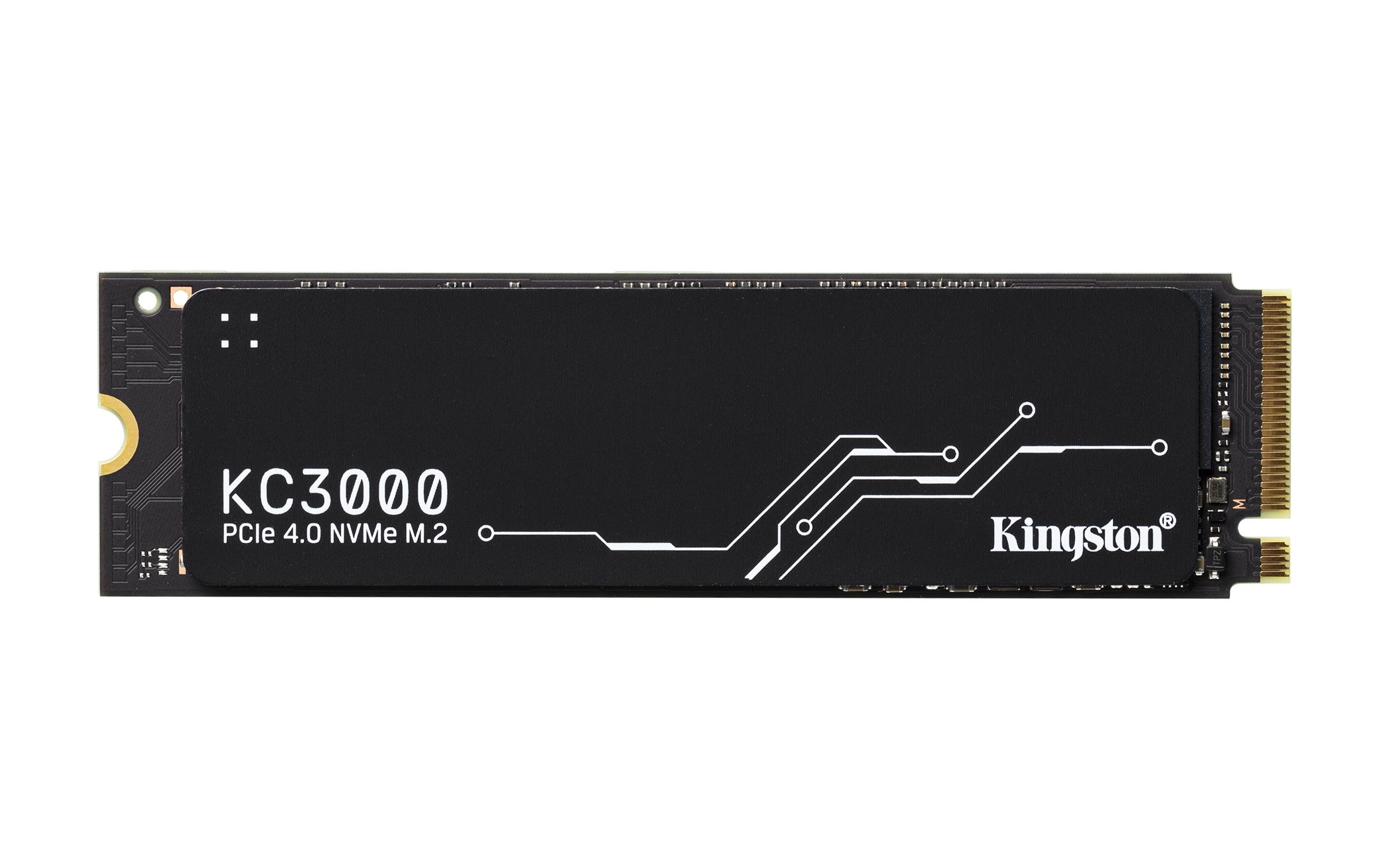 Kingston KC3000 1024GB M.2 2280 PCIe 4.0 NVMe SSD - 7000MB/s Read, 6000MB/s Write, Phison E18 Controller, 3D TLC NAND, Graphene Heatsink
