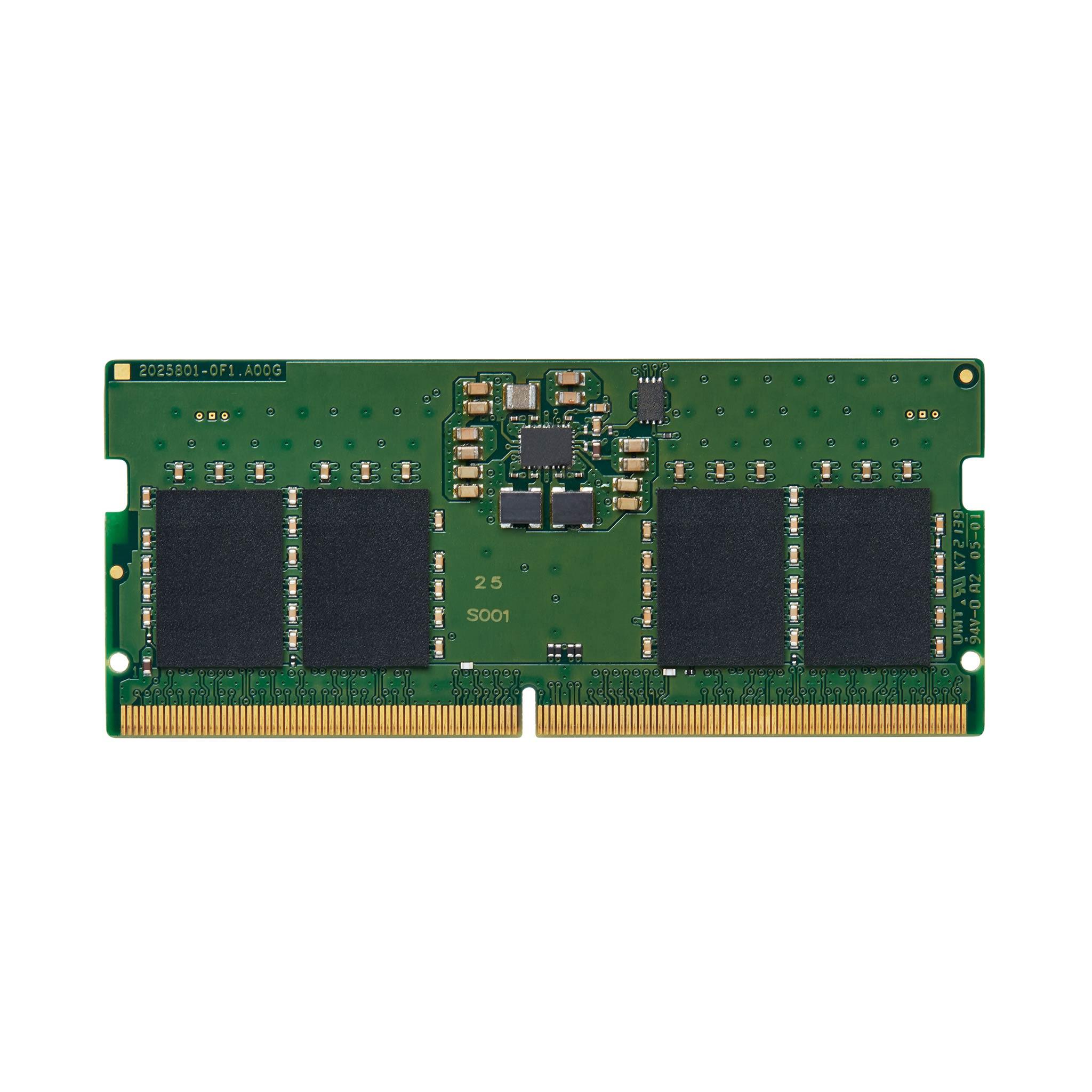Kingston ValueRAM 8GB DDR5-5600MHz CL46 SO-DIMM Memory Module 1x8GB On-Die ECC 1.1V