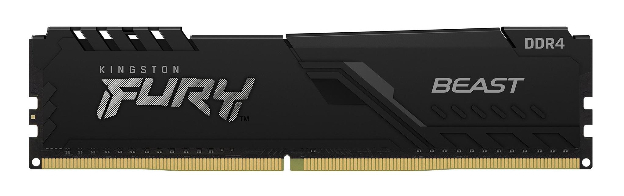Kingston FURY Beast 16GB DDR4-3200 CL16 DIMM Black RAM Module