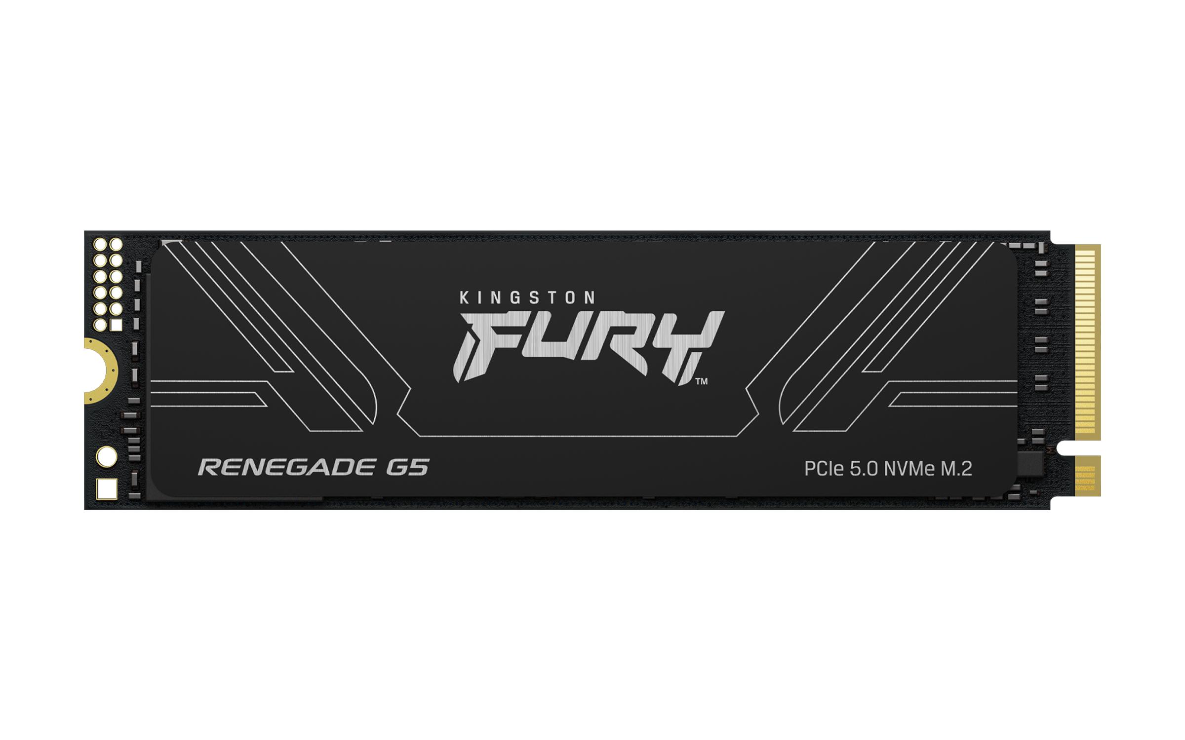 Kingston FURY Renegade G5 4 TB PCIe 5.0 NVMe M.2 2280 SSD 14,800 MB/s Internal SSD