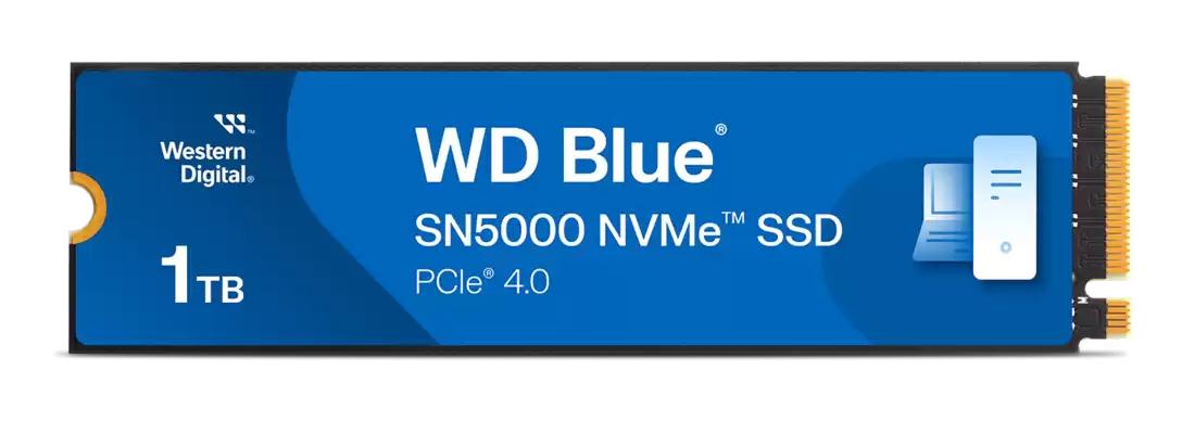 Western Digital WD Blue SN5000 1TB NVMe SSD PCIe 4.0 M.2 Internal Storage