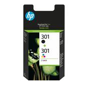 HP 301 2-pack BlackTri-color Original Ink Cartridges image