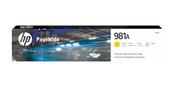 Original HP 981A J3M70A Ink cartridge yellow 6K pages 69ml