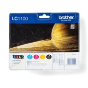 Brother LC1100VALBP ink cartridge 4 pcs Original Black Cyan Magenta Yellow image