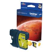 Original Brother LC1100HYY Yellow ink prints up to 750 pages contains 10ml of ink LC-1100HYY