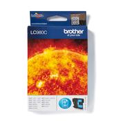 Original Brother LC980C Cyan ink prints up to 260 pages contains 6ml of ink LC-980C image