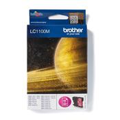 Original Brother LC1100M Magenta ink prints up to 325 pages contains 6ml of ink LC-1100M image