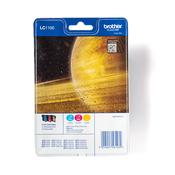 Brother LC1100RBWBP ink cartridge 3 pcs Original Cyan Magenta Yellow image