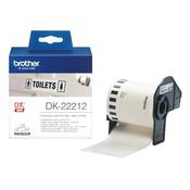 Brother DK-22212 White Continuous Film Tape 62mm W 15.24m L image