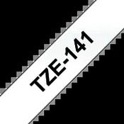Brother TZE-141 Labelling Tape Black on Transparent 18mm W 8m L image