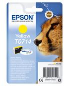 Original Epson T0714 C13T07144012 Ink cartridge yellow 415 pages 6ml image