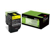 Lexmark 802Y toner cartridge 1 pcs Original Yellow image