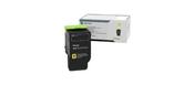 Lexmark 78C0U40 toner cartridge Yellow image
