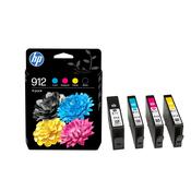 1 Full Set of HP 912 Ink Cartridges 18.5ml of Ink 4 pack image