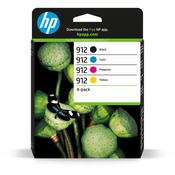 HP 912 4-pack BlackCyanMagentaYellow Original Ink Cartridges image