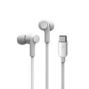 Belkin ROCKSTAR Headphones Wired In-ear CallsMusic USB Type-C White image