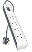 Belkin BSV400AF2M surge protector White 4 AC outlets 2 m image