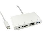 Cables Direct USB3C-HDMI-COMBO USB 3.2 Gen 1 3.1 Gen 1 Type-C 5000 Mbits White