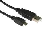 Cables Direct USB 2.0 Micro B 0.5m USB cable USB A Micro-USB B Black image