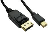 Cables Direct CDLMDP 1 m DisplayPort Mini DisplayPort Black image
