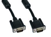 Cables Direct 3m SVGA VGA cable VGA D-Sub Black Chrome