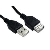 Cables Direct 99CDL2-022 USB cable 2 m USB 2.0 USB A Black image