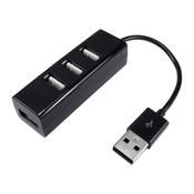 Cables Direct NLUSB2-205K interface hub USB 2.0 480 Mbits Black image