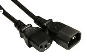 Cables Direct RB-301 power cable Black 1.8 m C13 coupler C14 coupler image