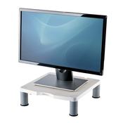 Fellowes Computer Monitor Stand with 3 Height Adjustments - Standard Monitor Riser with Cable Management - Ergonomic Adjustable Monitor Stand for Computers - Max Weight 27KGMax Size 21 - Platinum image