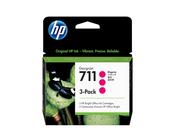 HP 711 3-pack 29-ml Magenta DesignJet Ink Cartridges image
