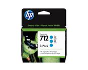 HP 712 3-pack 29-ml Cyan DesignJet Ink Cartridge image
