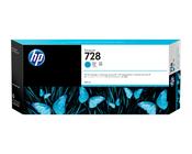 F9K17A | Original HP 728 Cyan Ink 300ml for HP DesignJet T730830 image