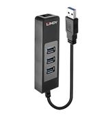 Lindy USB 3.0 Hub and Gigabit Ethernet Converter image