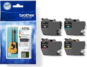 Brother LC421XLVAL ink cartridge 1 pcs Original Black Cyan Magenta Yellow image