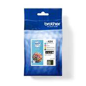 1 full set of Original Brother LC424 ink Cartridges 750 pages each