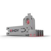 Lindy USB Port Blocker - Pack of 4 Colour Code Pink image